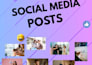 design  social media posts and banners